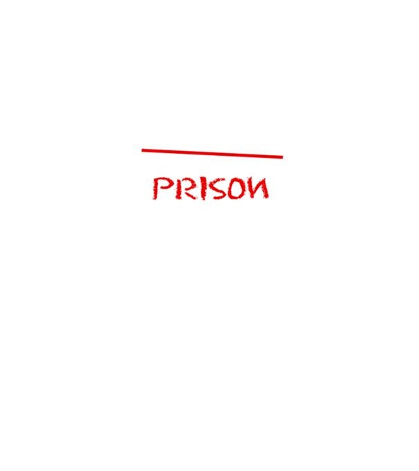 Back to prison - școală model negru pe tricou