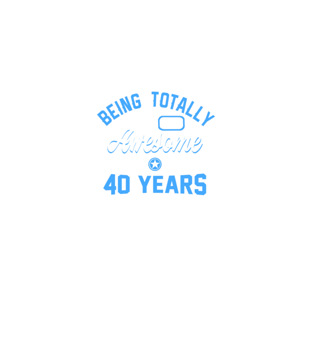 Being totally awesome 40 model albastru jeanși pe tricou