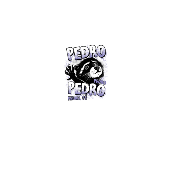 PEDRO PEDRO PEDRO model negru pe tricou