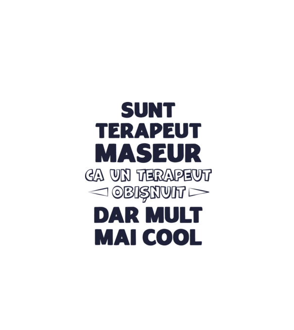 sunt terapeut maseur, ca un terapeut obișnuit, dar mult mai cool model gri pe tricou
