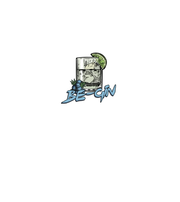 Let the fun be gin model turcoaz pe tricou