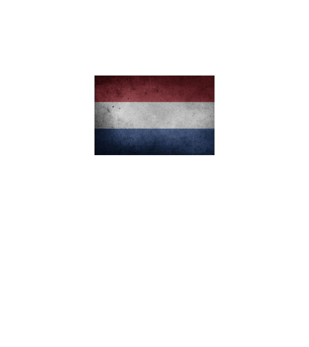 NETHERLANDS model negru pe tricou