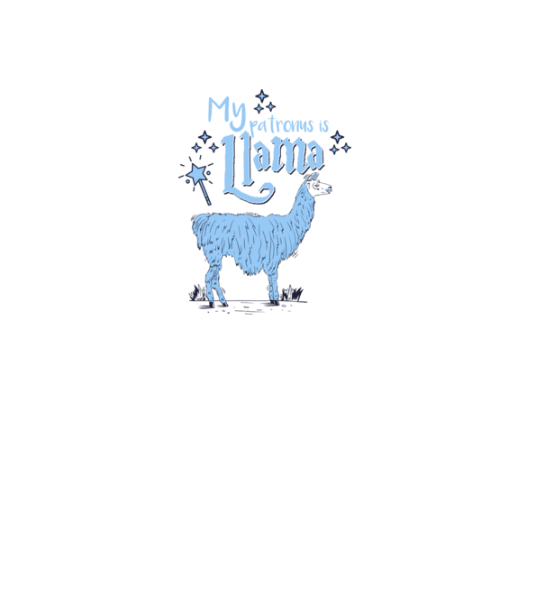 My patronus is Llama model negru pe tricou