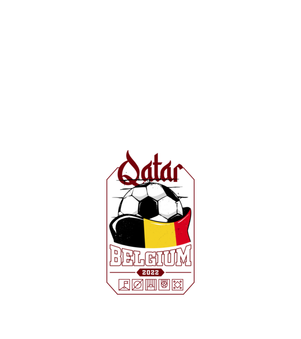 Qatar teams Belgium model negru pe tricou