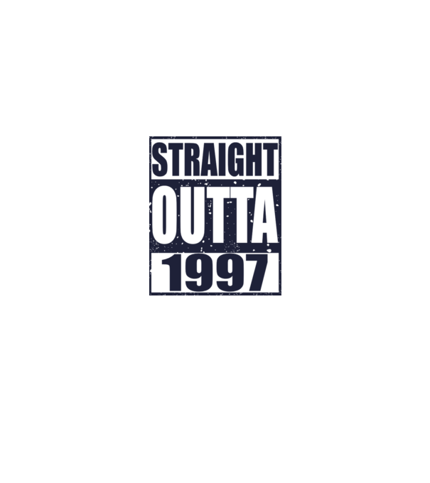 Straight Outta - 1997 model gri pe tricou