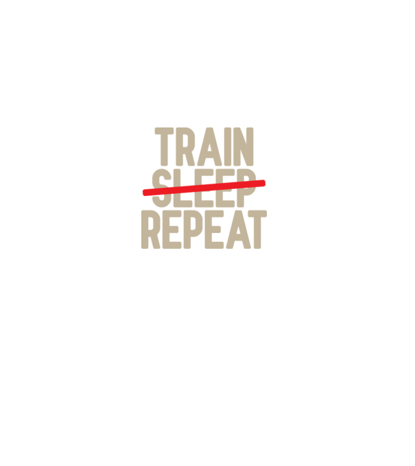 Train repeat model gri pe tricou