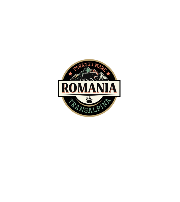 România transalpina model negru pe tricou