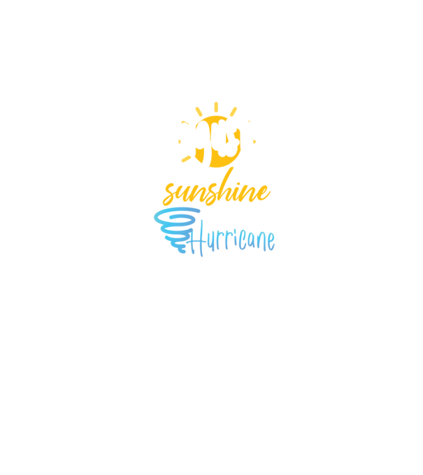 August Girls are Sunshine mixed with a little Hurricane model negru pe tricou