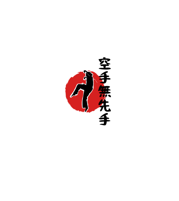 Larusso training japan model alb pe tricou