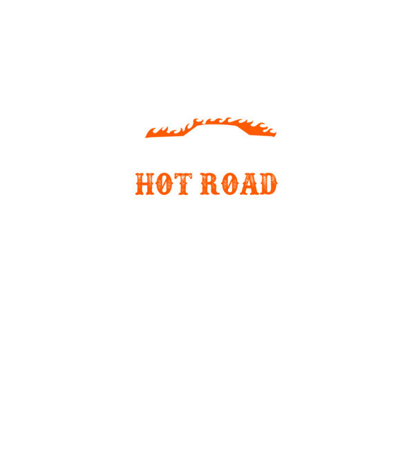 Hot road cartel model negru pe tricou