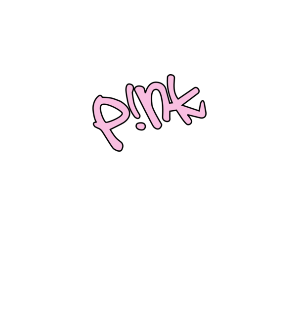 PINK model galben neon pe tricou