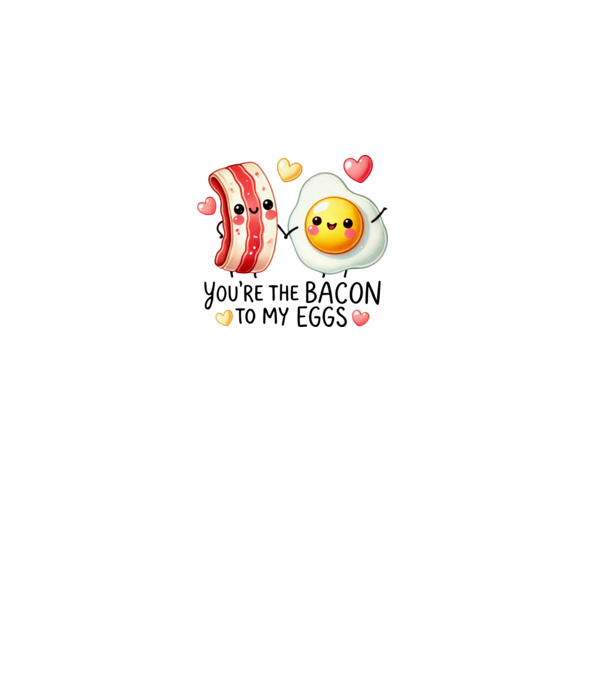 Bacon to my Eggs model roz deschis pe tricou