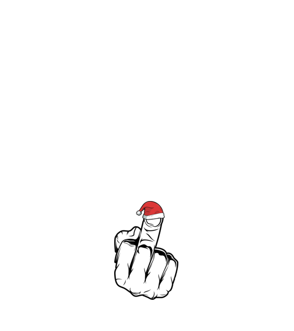 f u christmas model negru pe tricou