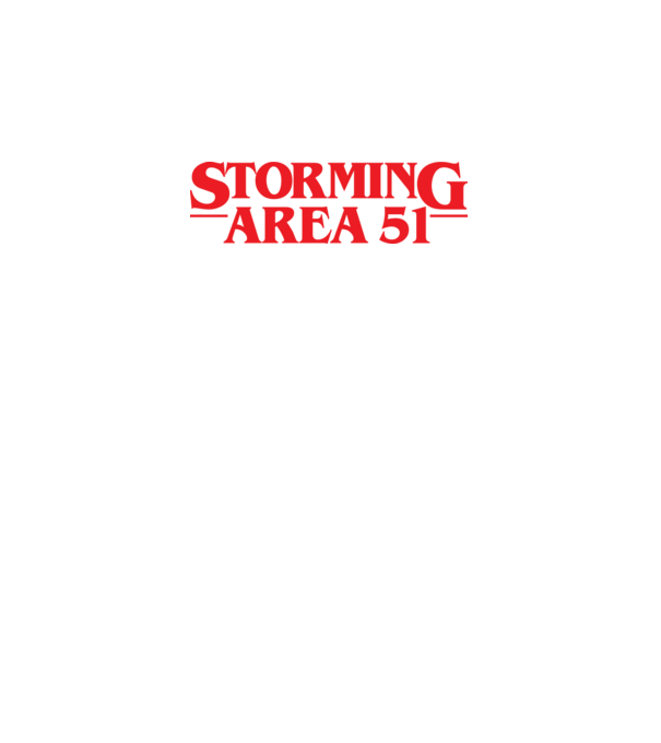 storming area 51 things model negru pe tricou