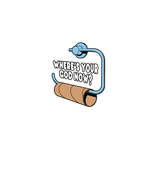 Where's your god now model negru pe tricou
