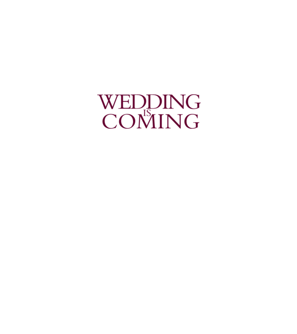Wedding is coming model mentă pe tricou