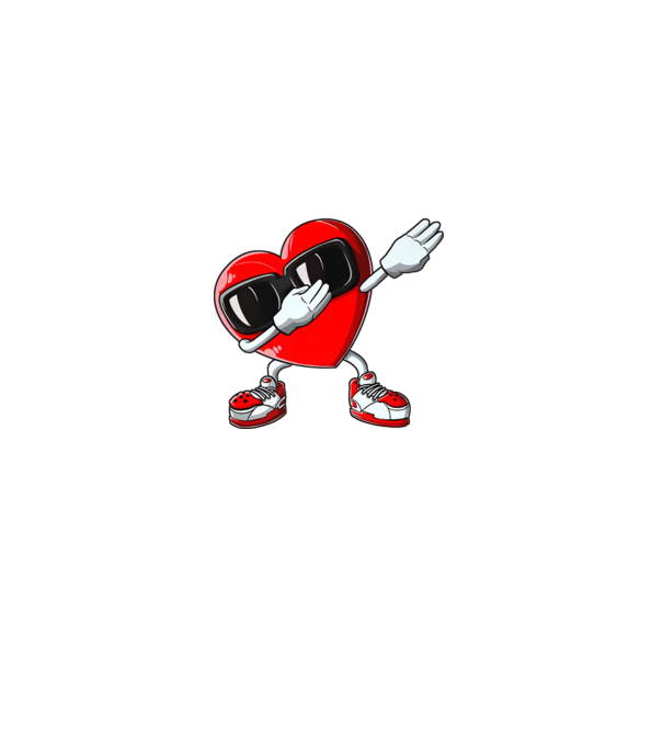 Dab inima model negru pe tricou