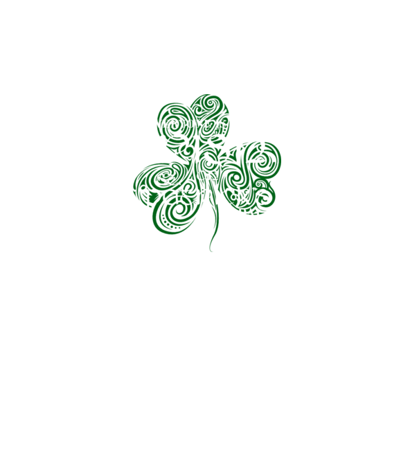 Everyone is irish shamrock model gri închis pe tricou
