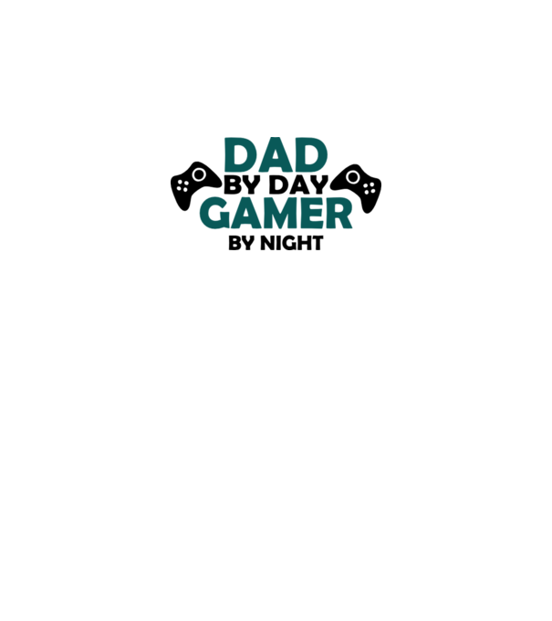 Dad by day gamer by night model galben neon pe tricou