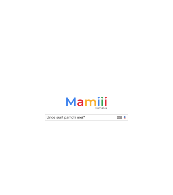 Mamiiii - Unde sunt pantofii mei? model alb pe tricou