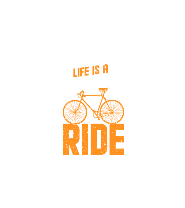 Life is a beautiful ride model negru pe tricou