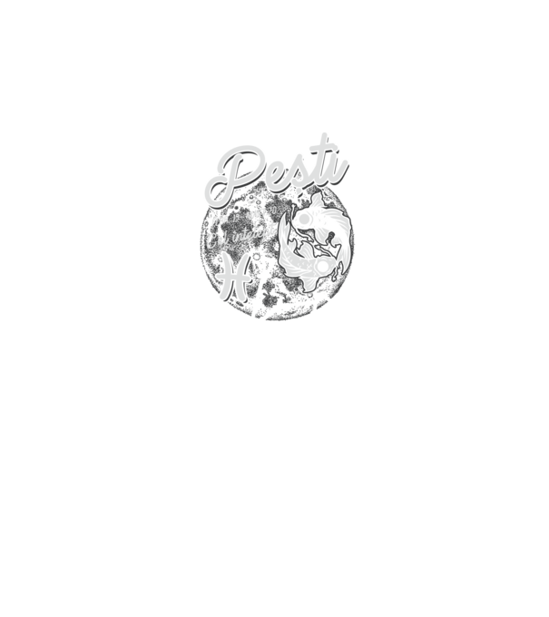 Zodiac bărbat PEȘTI retro model negru pe tricou