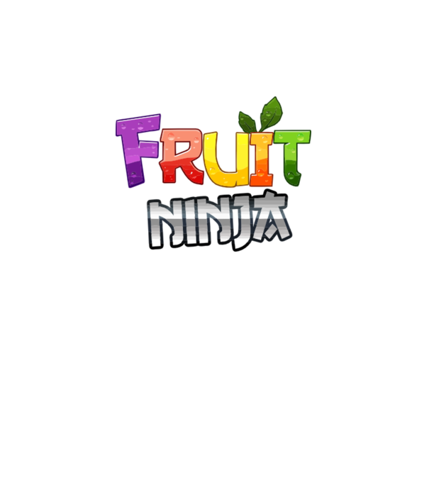 Fruit Ninja model alb pe tricou