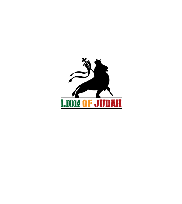 Lion Of Judah model alb pe tricou