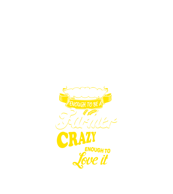 Tough enough to be a farmer Traktoros model negru pe tricou