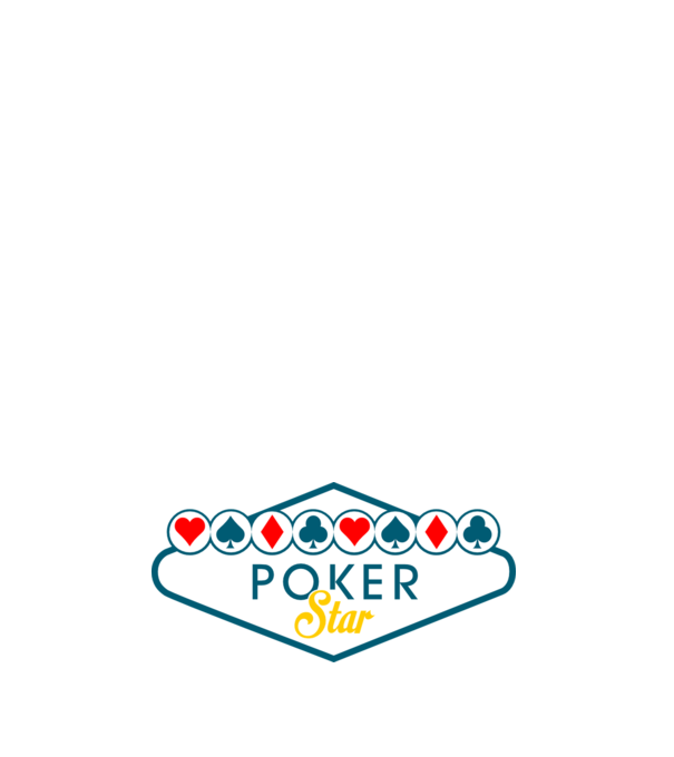 Star Poker model roșu pe tricou
