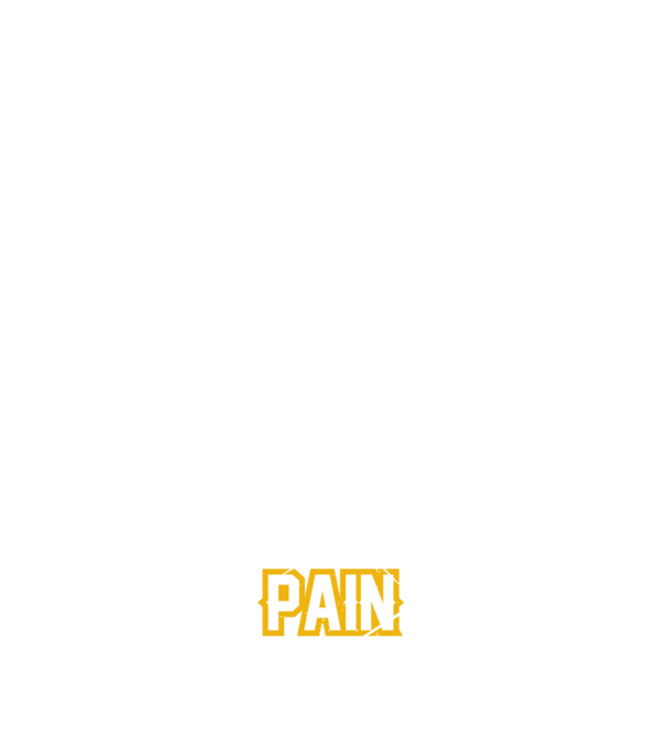 No Pain No Gain model albastru închis pe tricou
