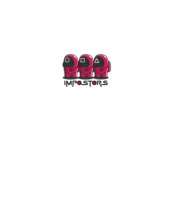 impostors squid game model gri pe tricou