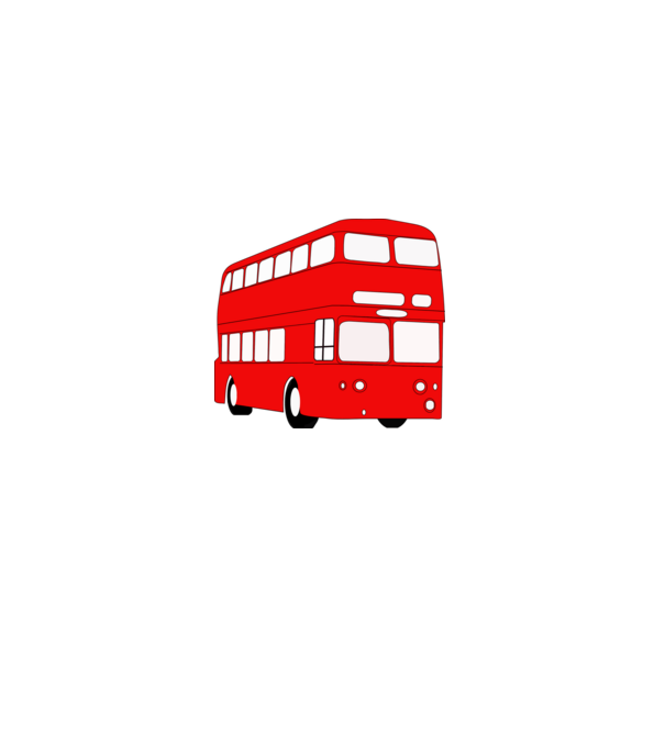 Autobuze model alb pe tricou