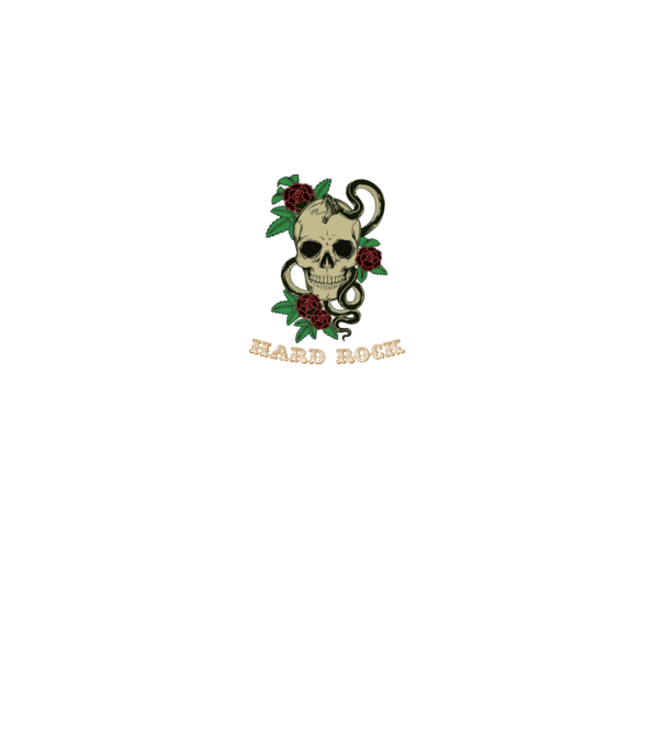 Hard Rock 1 model gri pe tricou