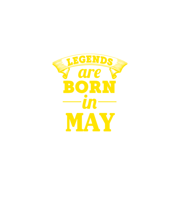 Legends are born in May model albastru deschis pe tricou