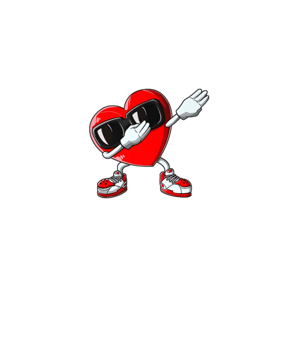 Dab inima model negru pe tricou
