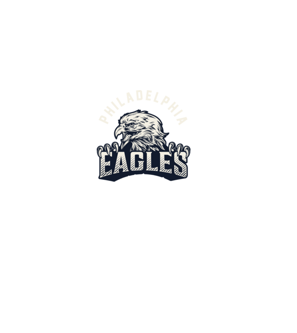 Philadelphia Eagles model albastru deschis pe tricou
