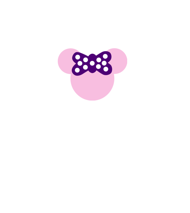 Minnie model alb pe tricou