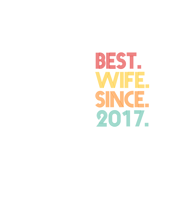 best wife since 2017 retro model galben neon pe tricou