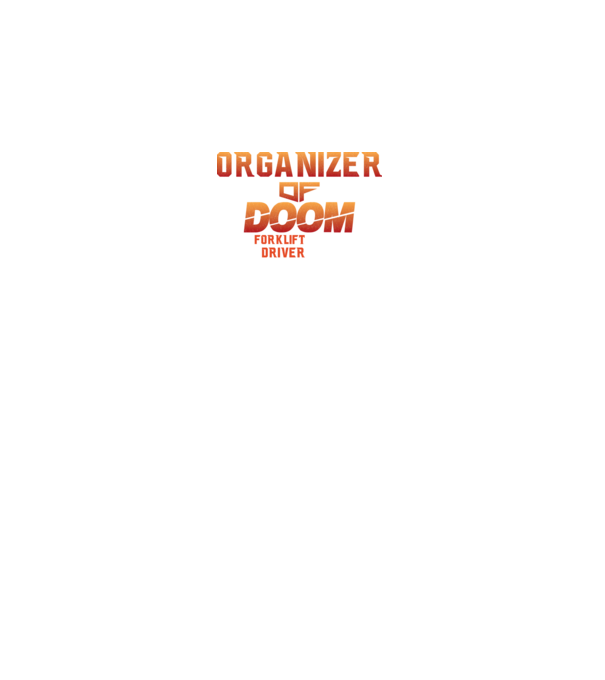 organizer of DOOM model negru pe tricou