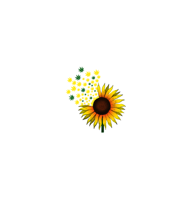 Sunflower Weed model alb/roșu pe tricou