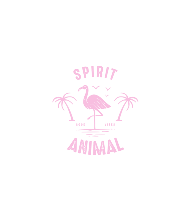 SPIRIT ANIMAL model negru pe tricou