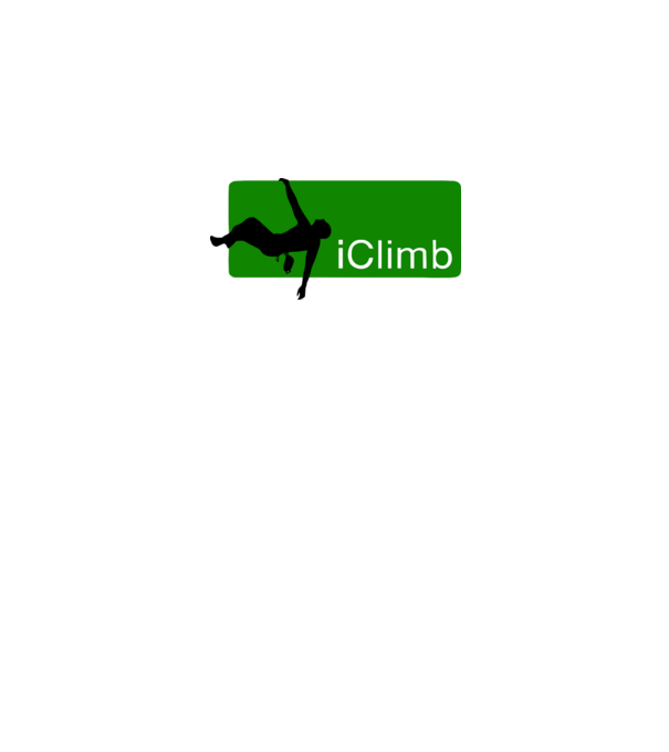 iClimb model alb pe tricou