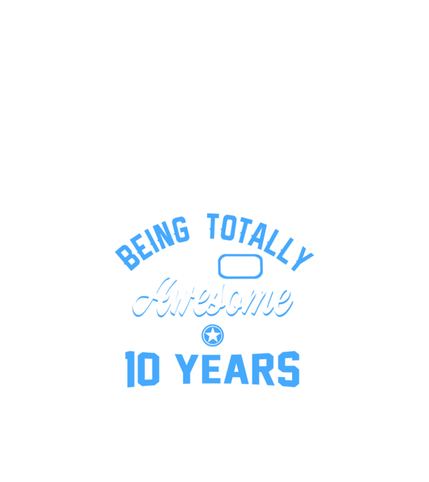 Being totally awesome 10 model negru pe tricou