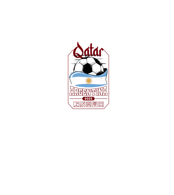 Qatar teams Argentina model negru pe tricou