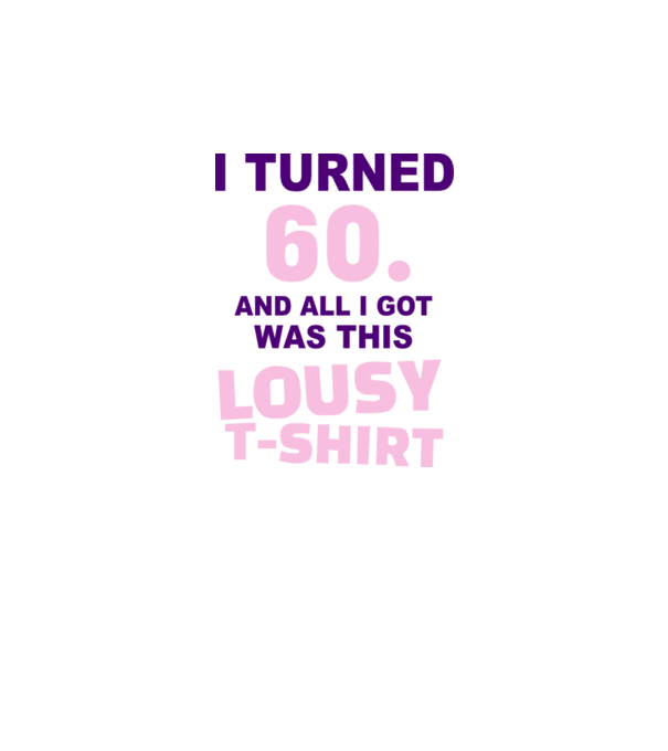 Lousy T-shirt 60 model albastru regal pe tricou