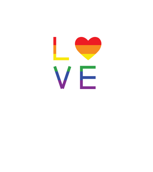 love lgbtq model alb pe tricou