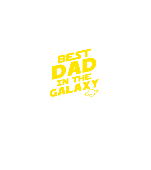 Best dad in the galaxy model negru pe tricou