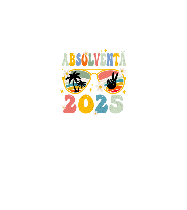 Absolventă 2025 model negru pe tricou