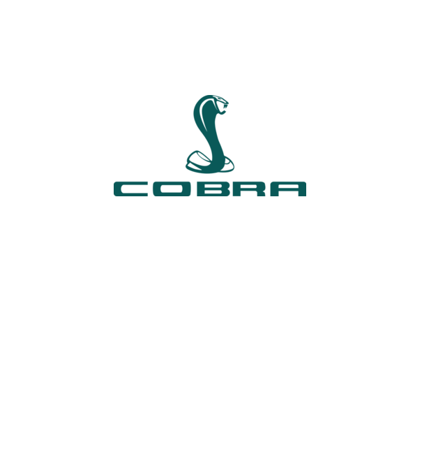 Cobra model alb pe tricou